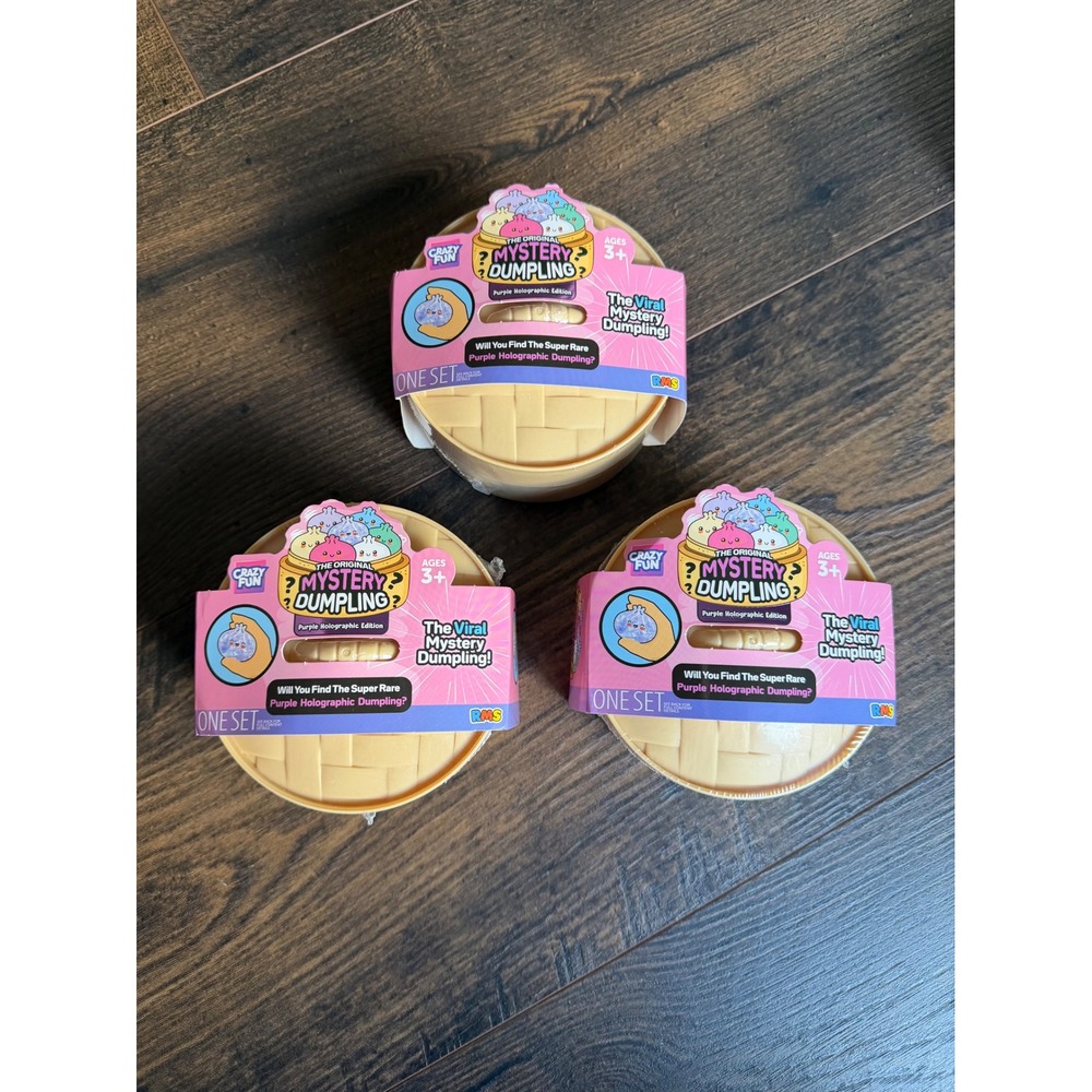 RMS Mystery Dumpling Purple Holographic Series - 3 pack
